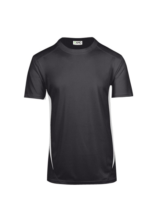 Men Accelerator Cool Dry Black Tees