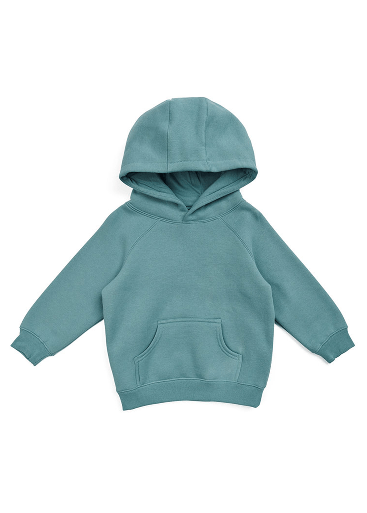 Kids Cotton Care Stale Green Pullover Hoodie