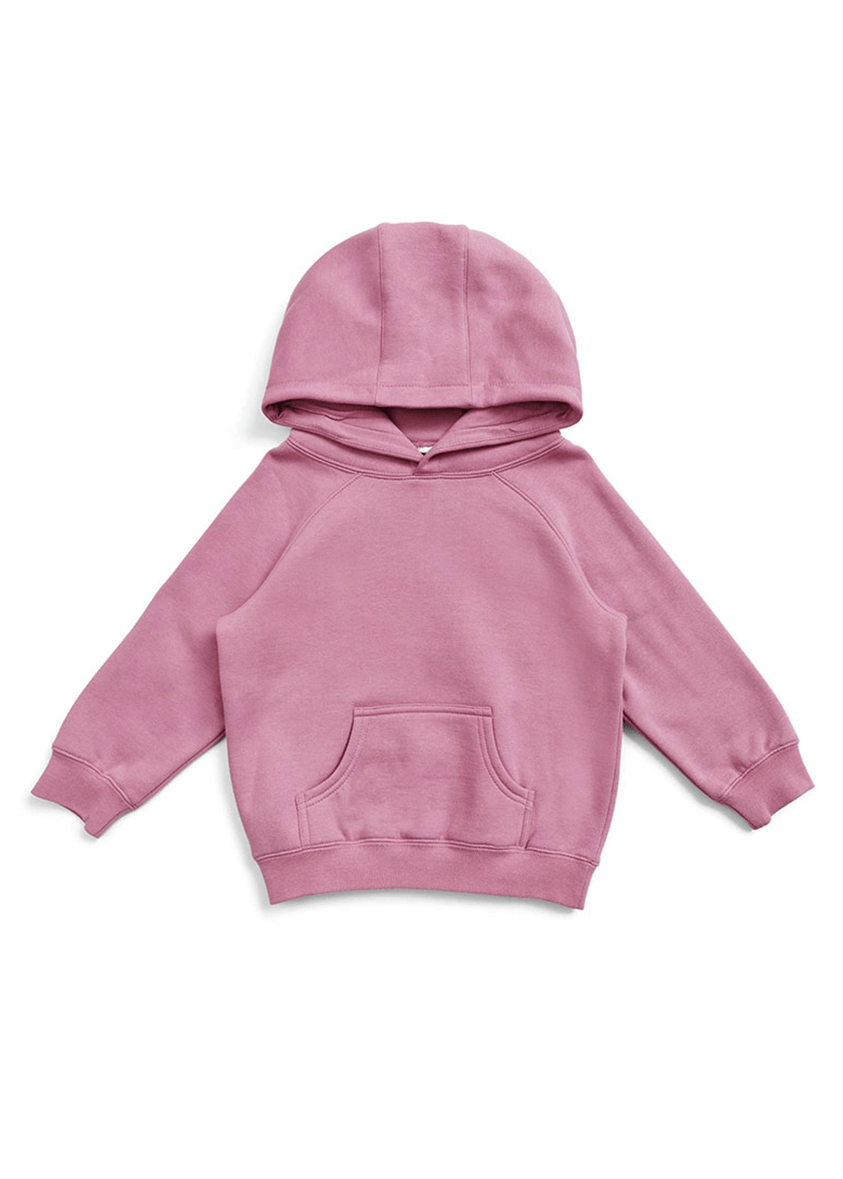 Kids Cotton Care Pink Pullover Hoodie