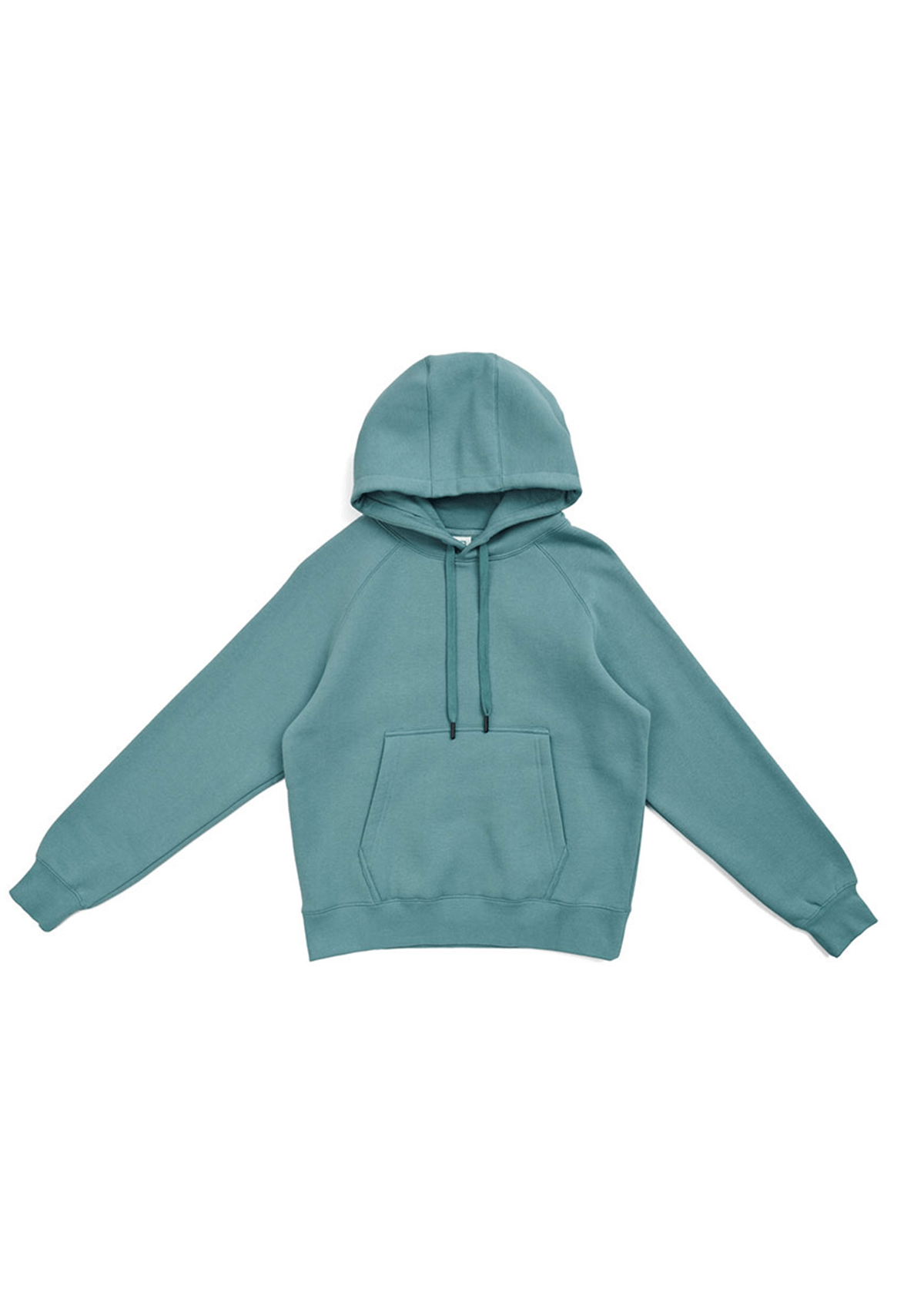 Men Cotton Care Stale Green Pullover Hoodie