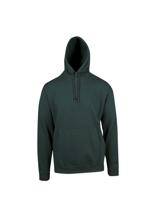 Men Kangaroo Pocket Bottle Green Hoodie