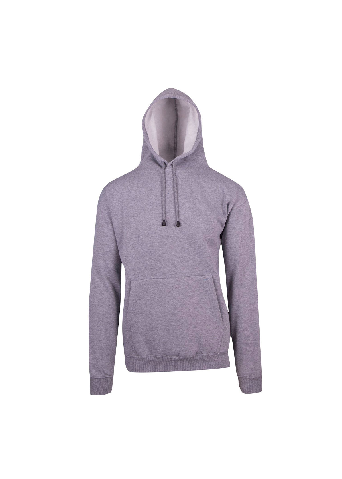 Men Kangaroo Pocket Grey Marl Hoodie