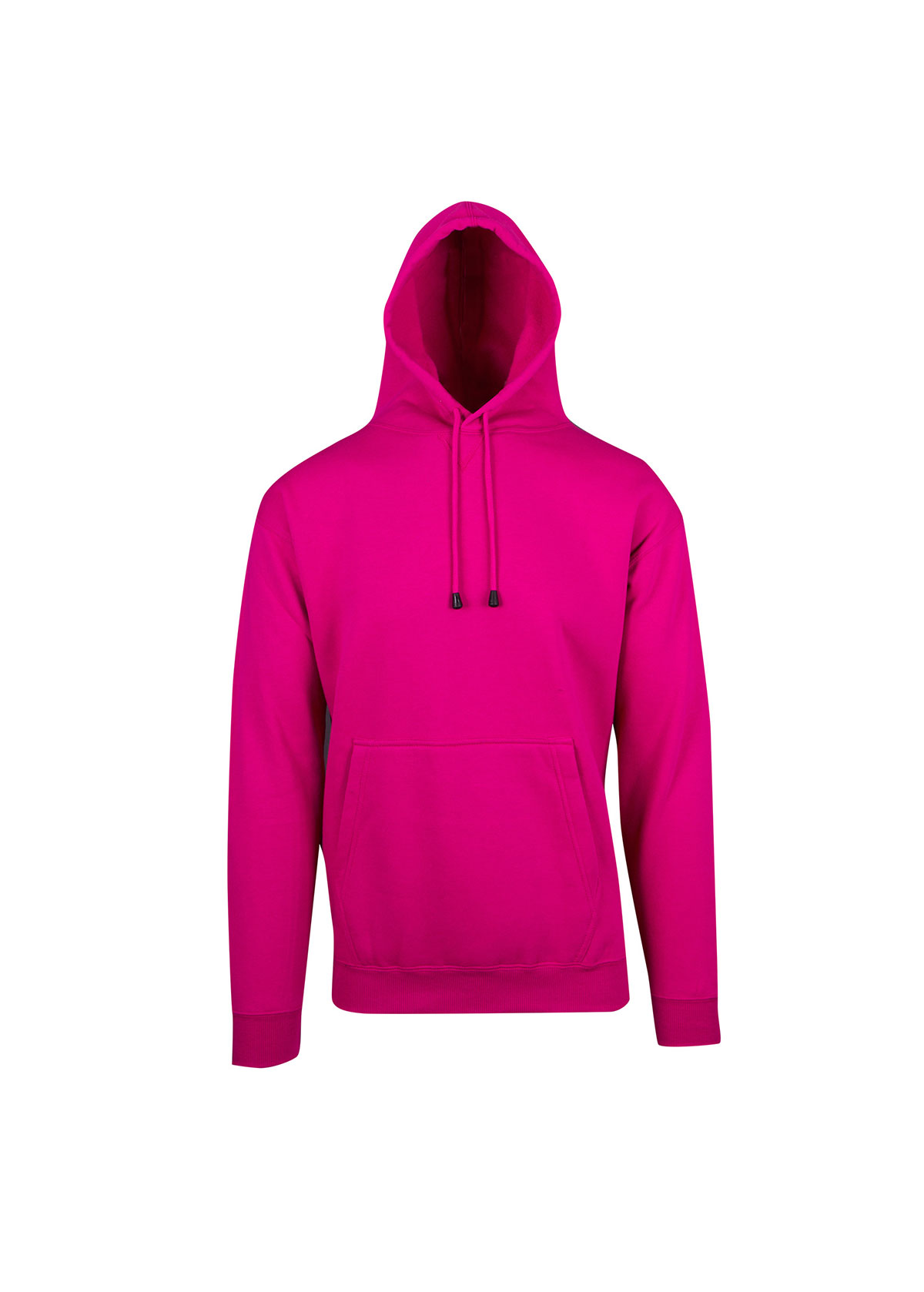Men Kangaroo Pocket Hot Pink Hoodie