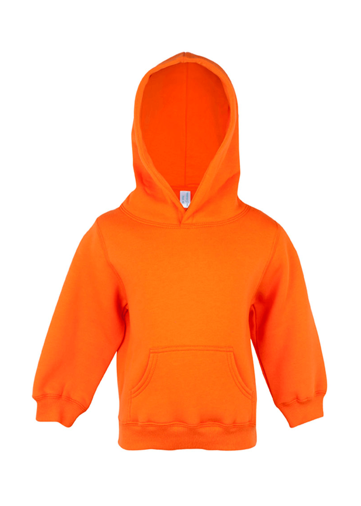 Kids Kangaroo Pocket Orange Hoodie
