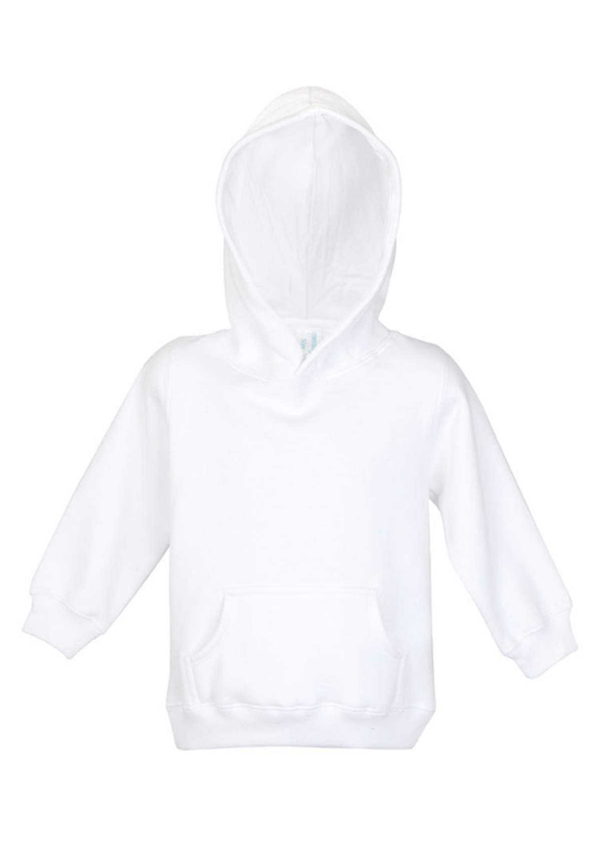 Kids Kangaroo Pocket White Hoodie
