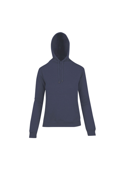 Ladies Kangaroo Pocket Navy Hoodie