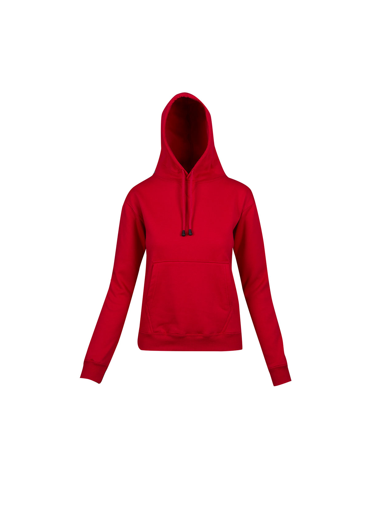Ladies Kangaroo Pocket Red Hoodie