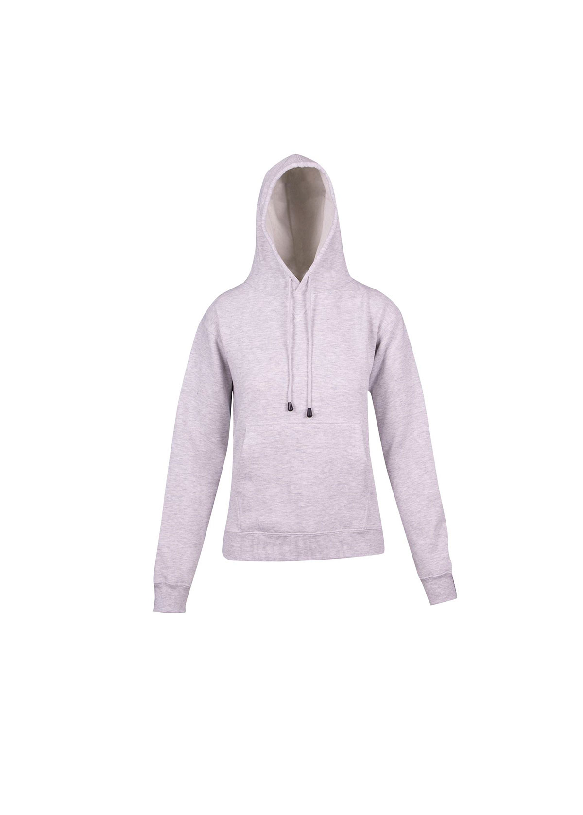 Ladies Kangaroo Pocket Snow Marl Hoodie