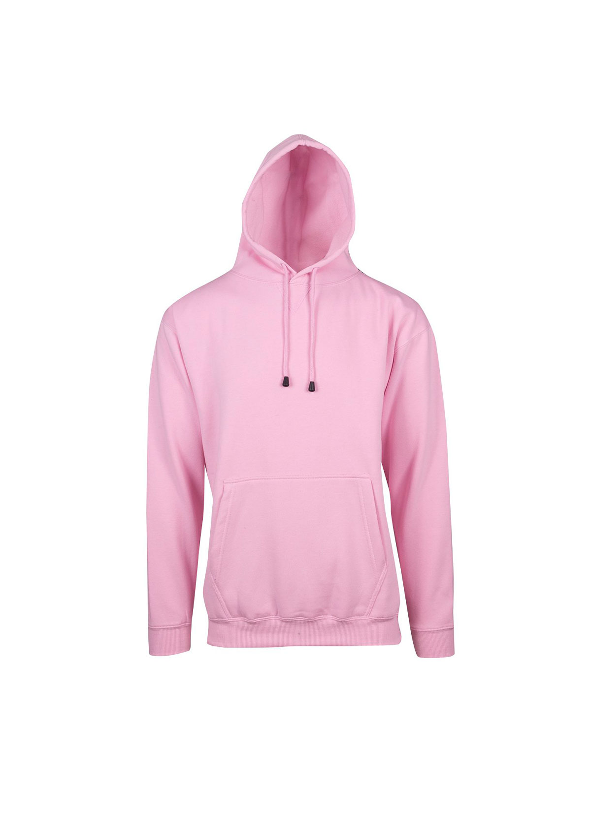 Men Kangaroo Pocket Pink Hoodie