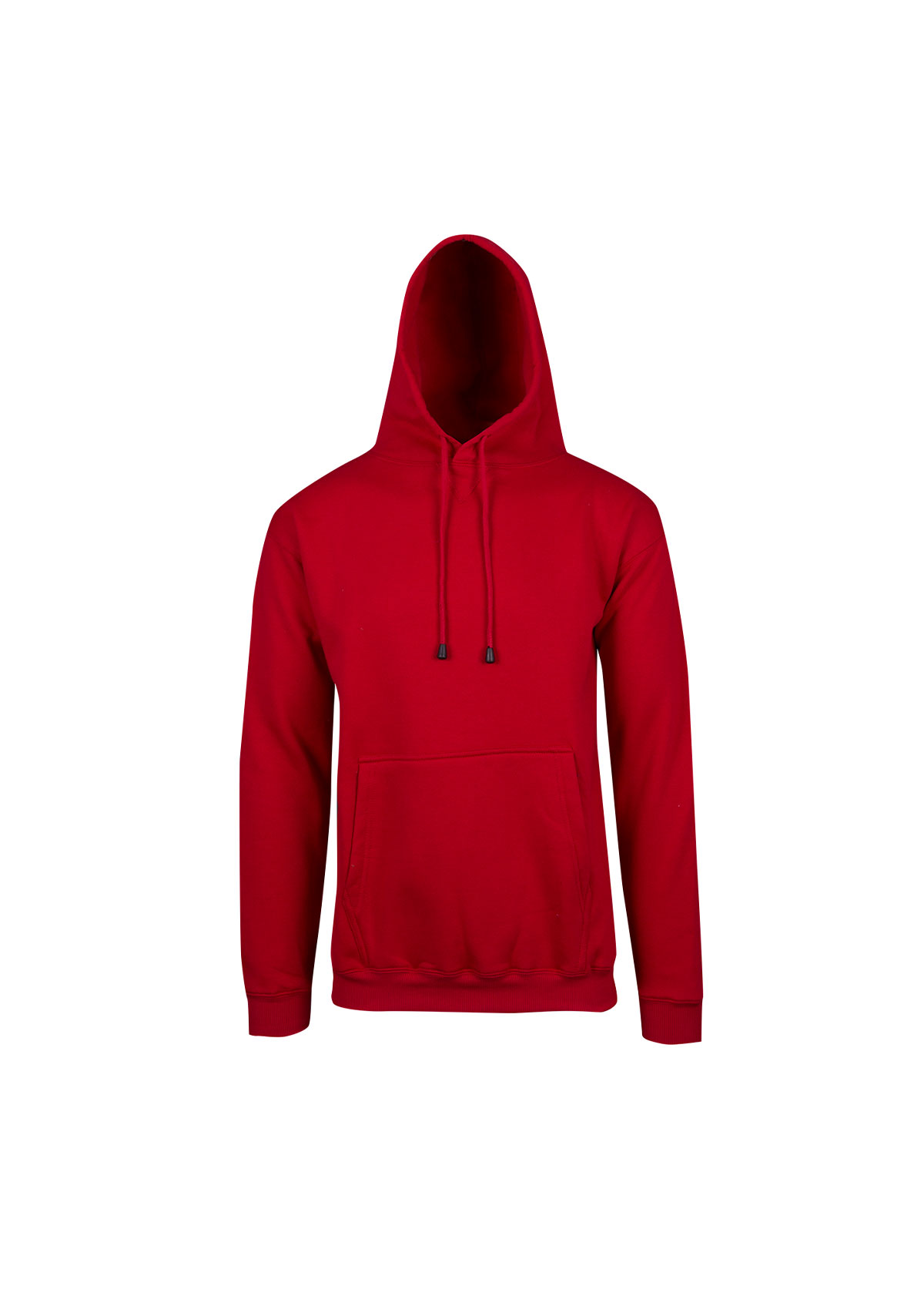 Men Kangaroo Pocket Red Hoodie