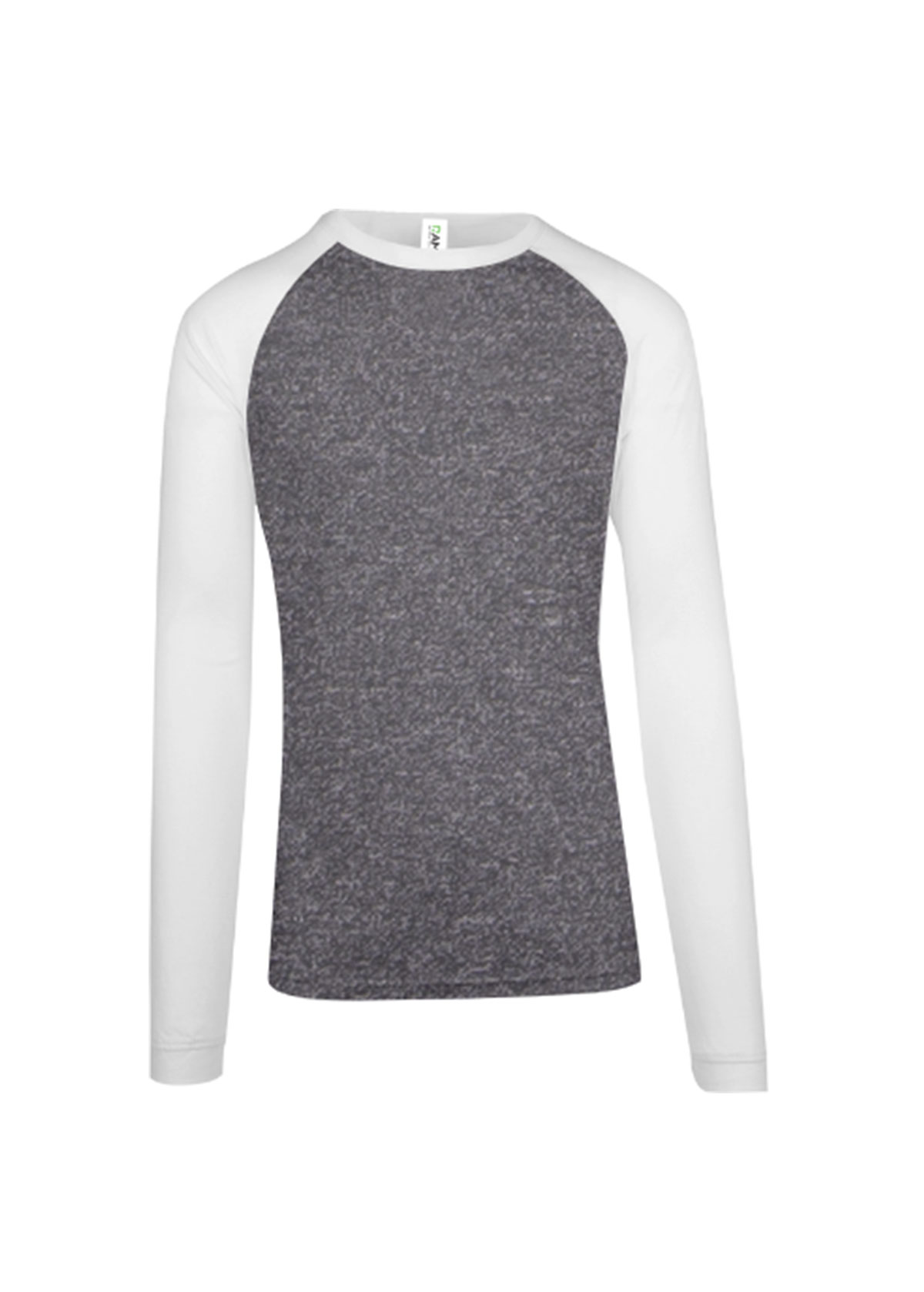 Men Long Dark Heather Sleeve Tees
