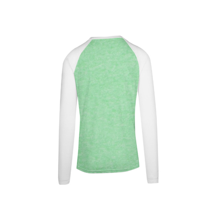 Men Long Sleeve Emerald Green Tees