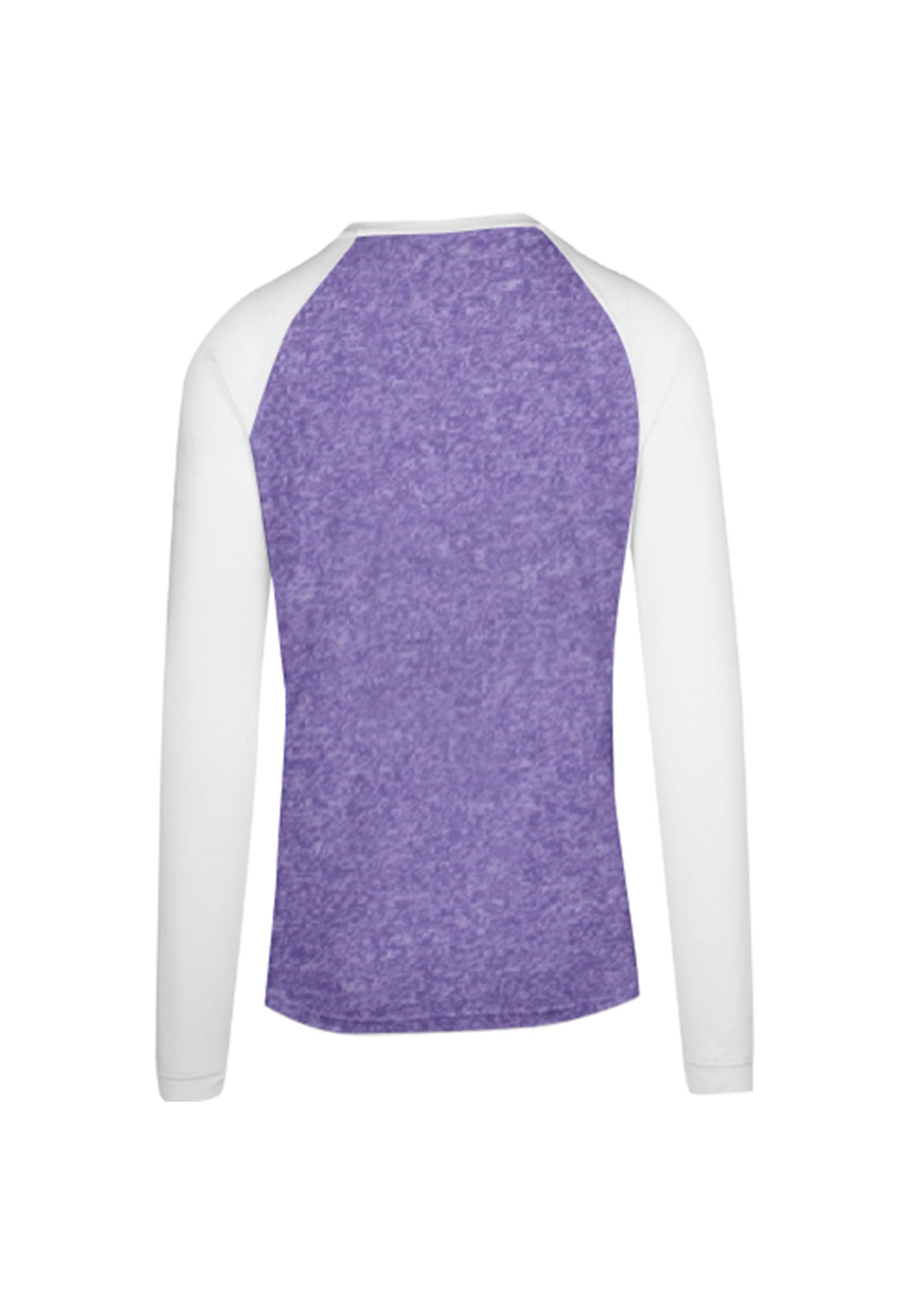 Men Long Sleeve Grape Heather Tees