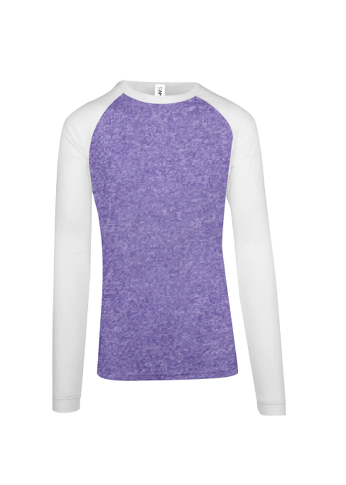 Men Long Sleeve Grape Heather Tees