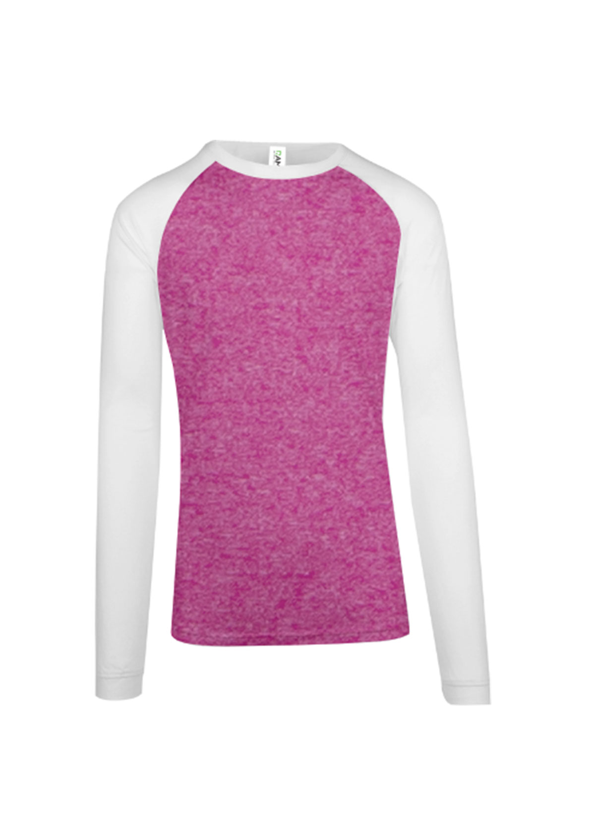 Men Long Sleeve Hot Pink Heather Tees