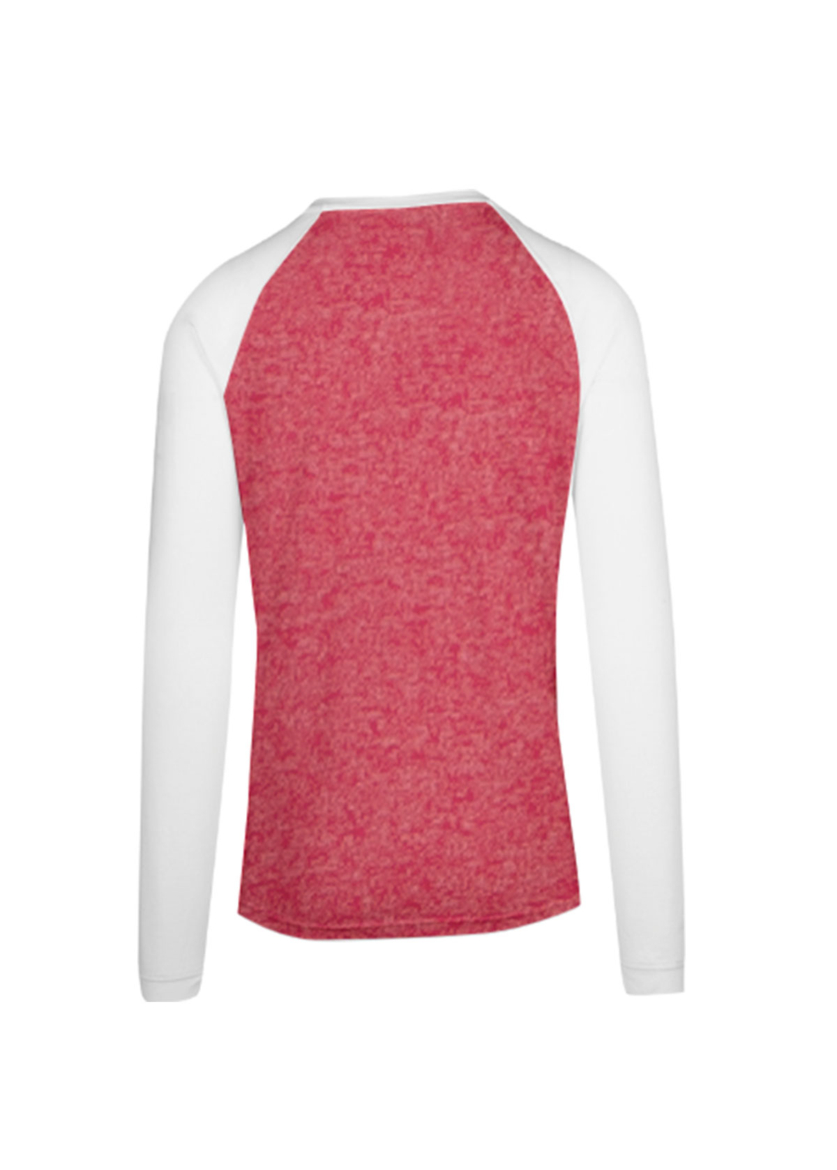 Men Long Sleeve Red Heather Tees