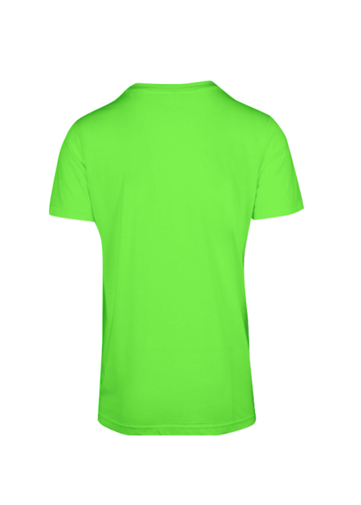 Men Modern Fit Lime Green Tees