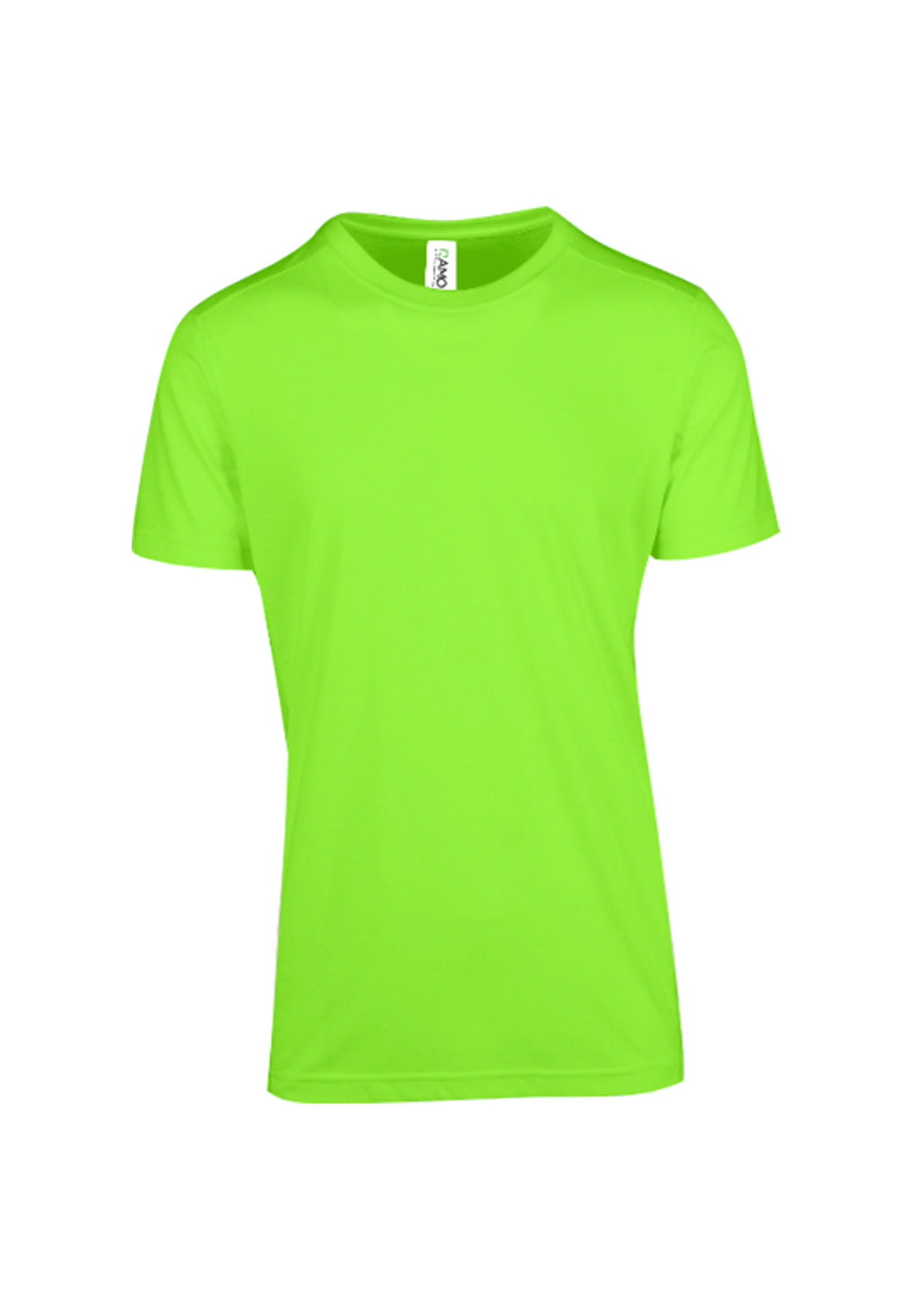 Men Modern Fit Lime Green Tees
