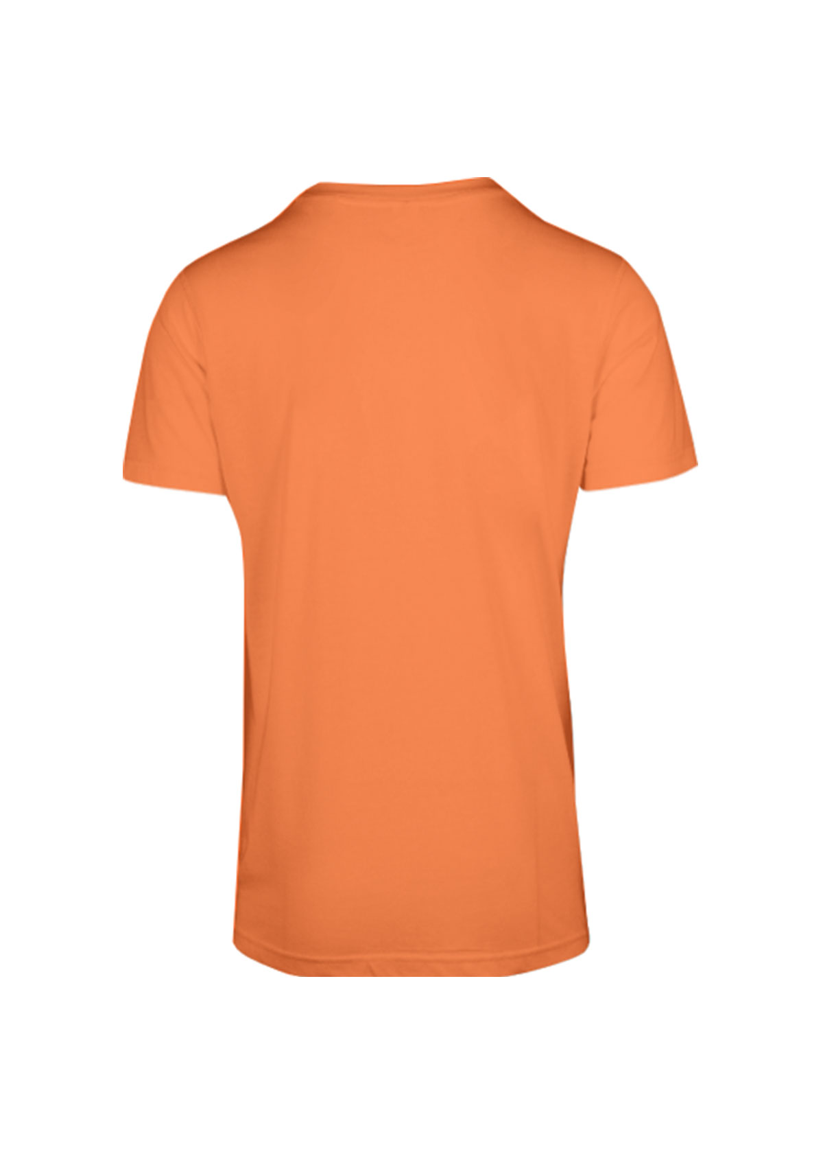 Men Modern Fit Orange Tees