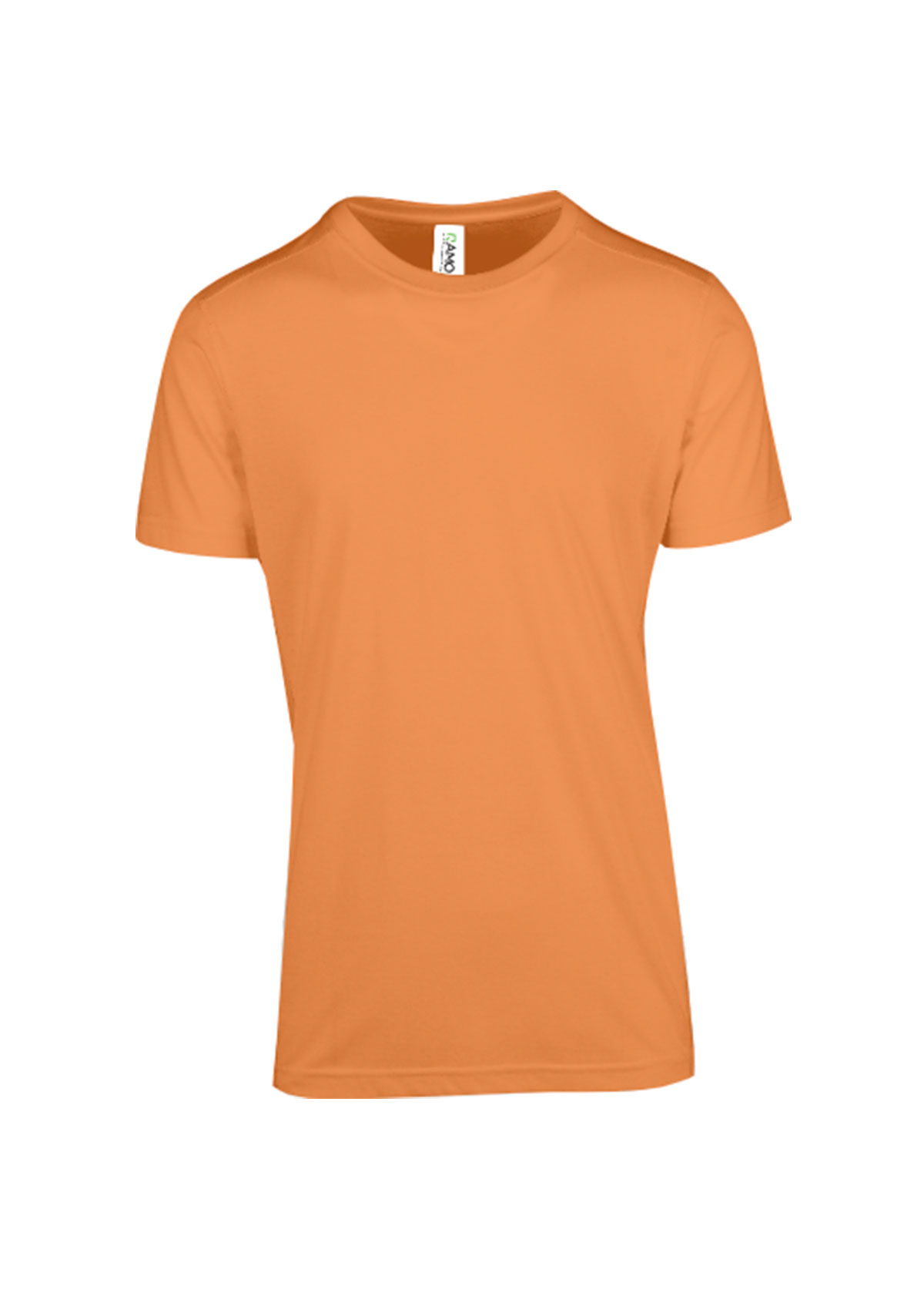 Men Modern Fit Orange Tees