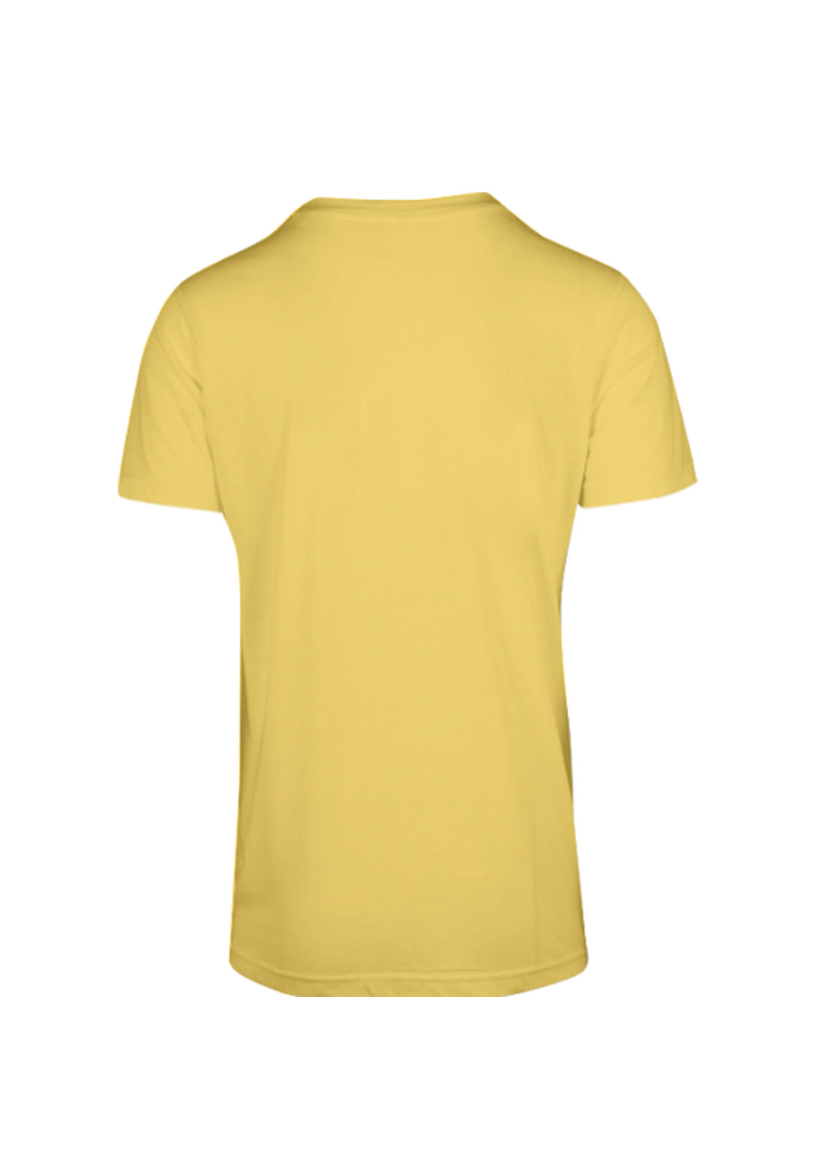 Men Modern Fit Yellow Tees