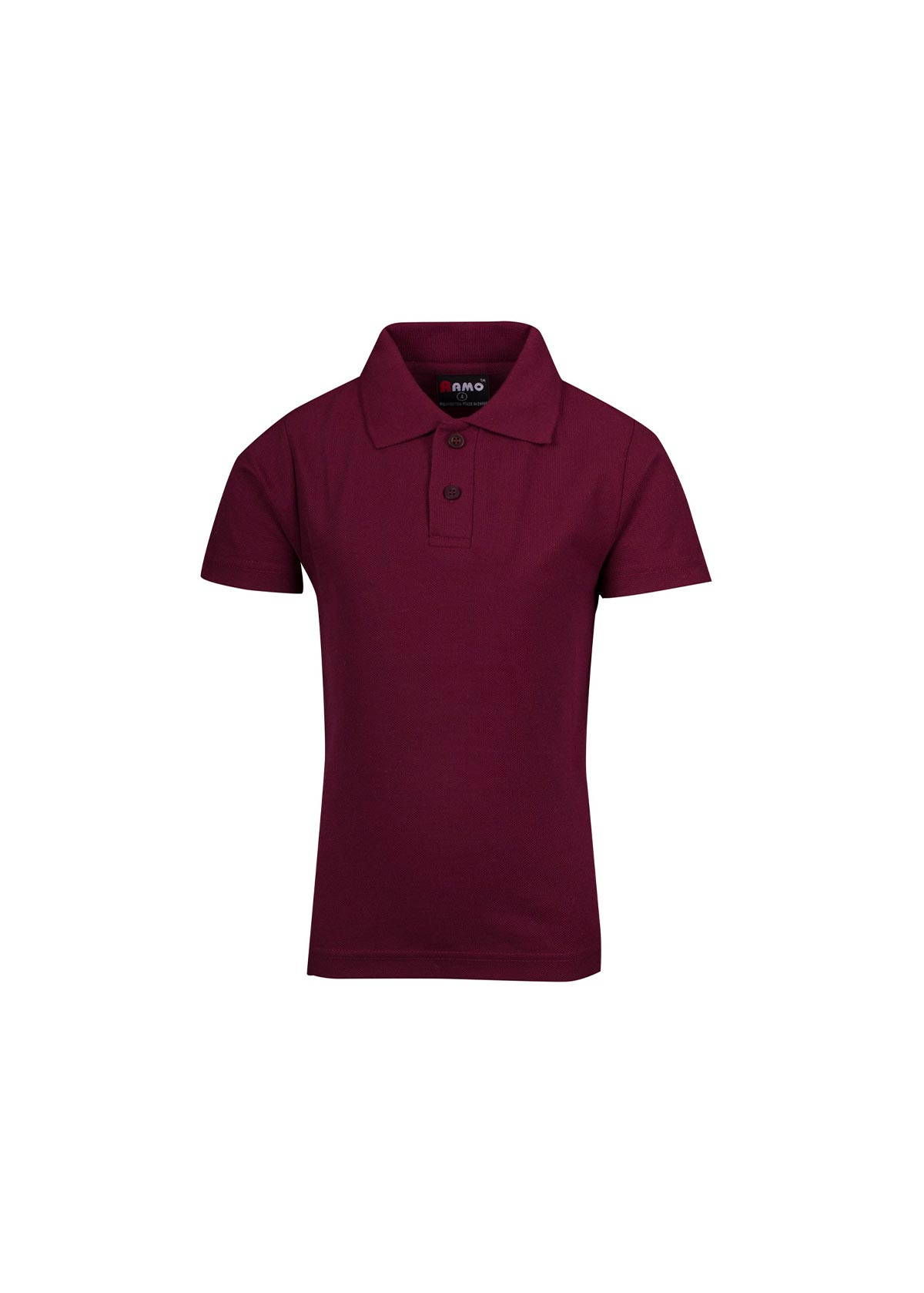 Kids Regular Maroon Polo 
