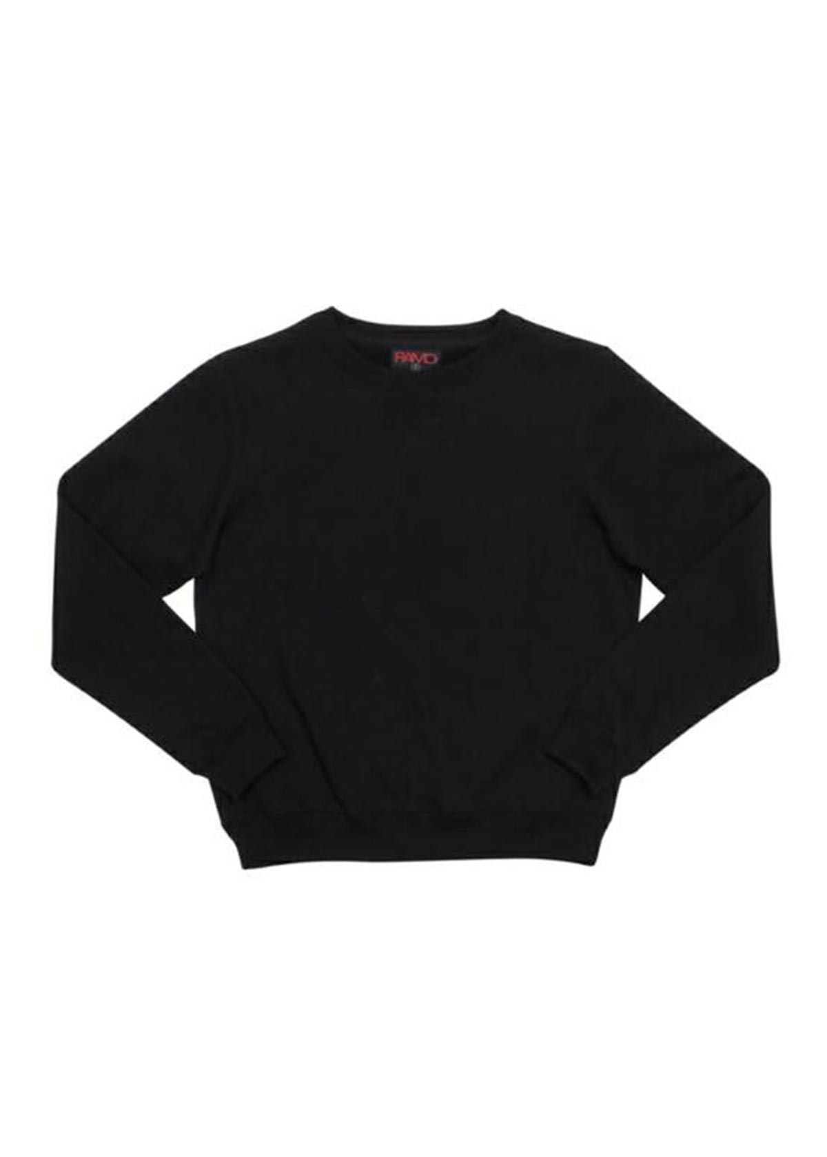 Kids Fleece Black Sweatshirt