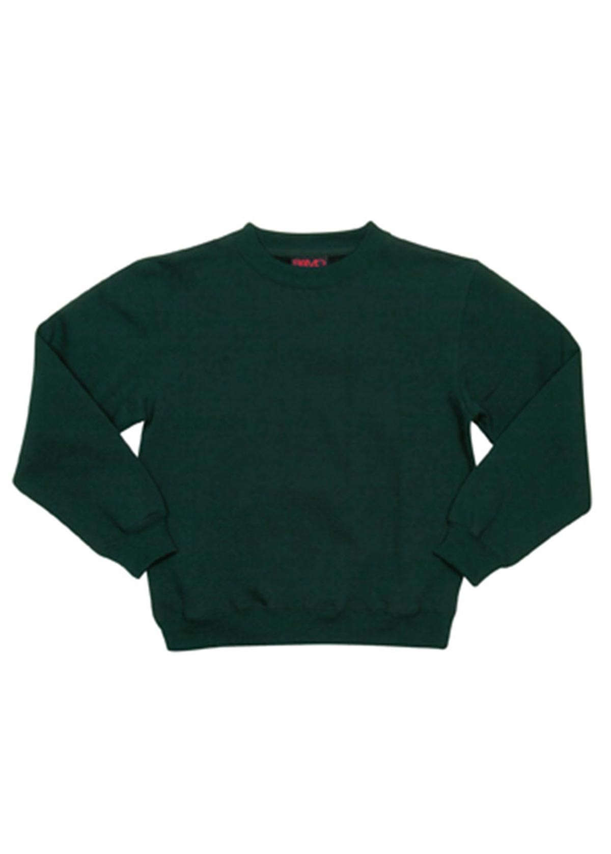 Kids Fleece Bottle Green Sweatshirt