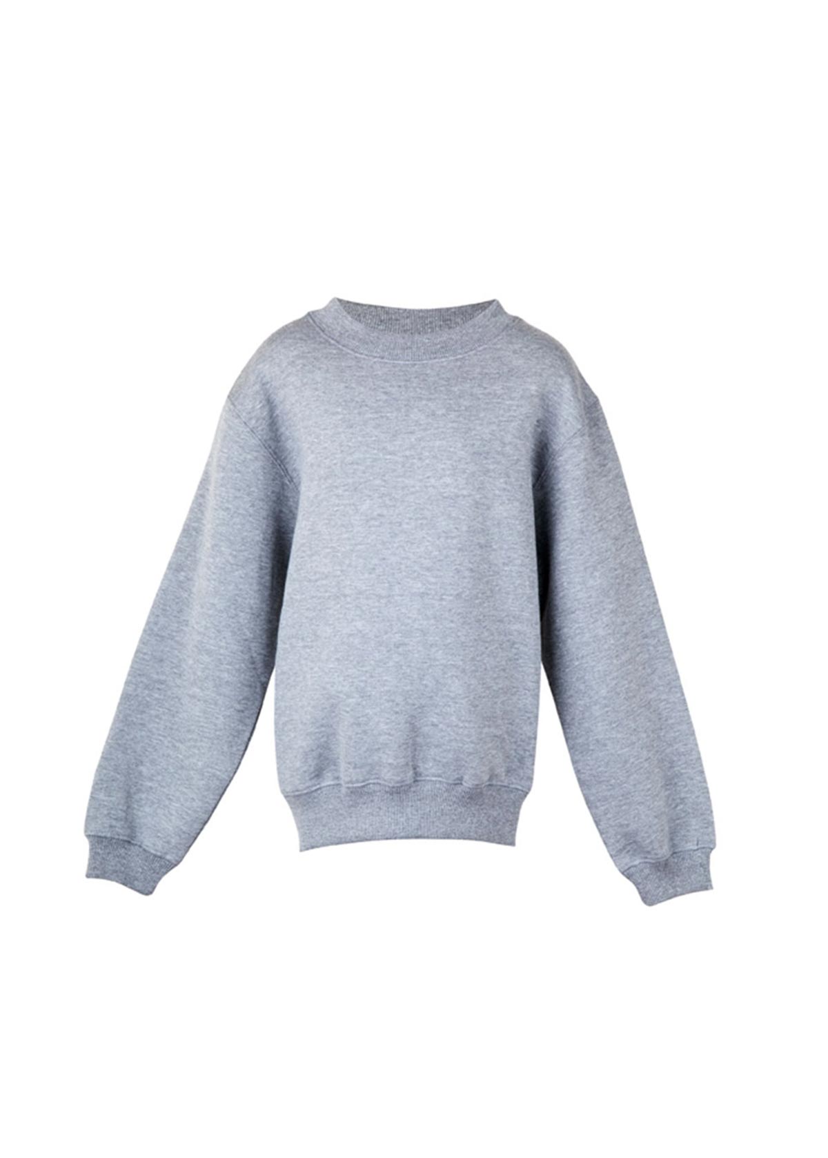 Kids Fleece Grey Marl Sweatshirt