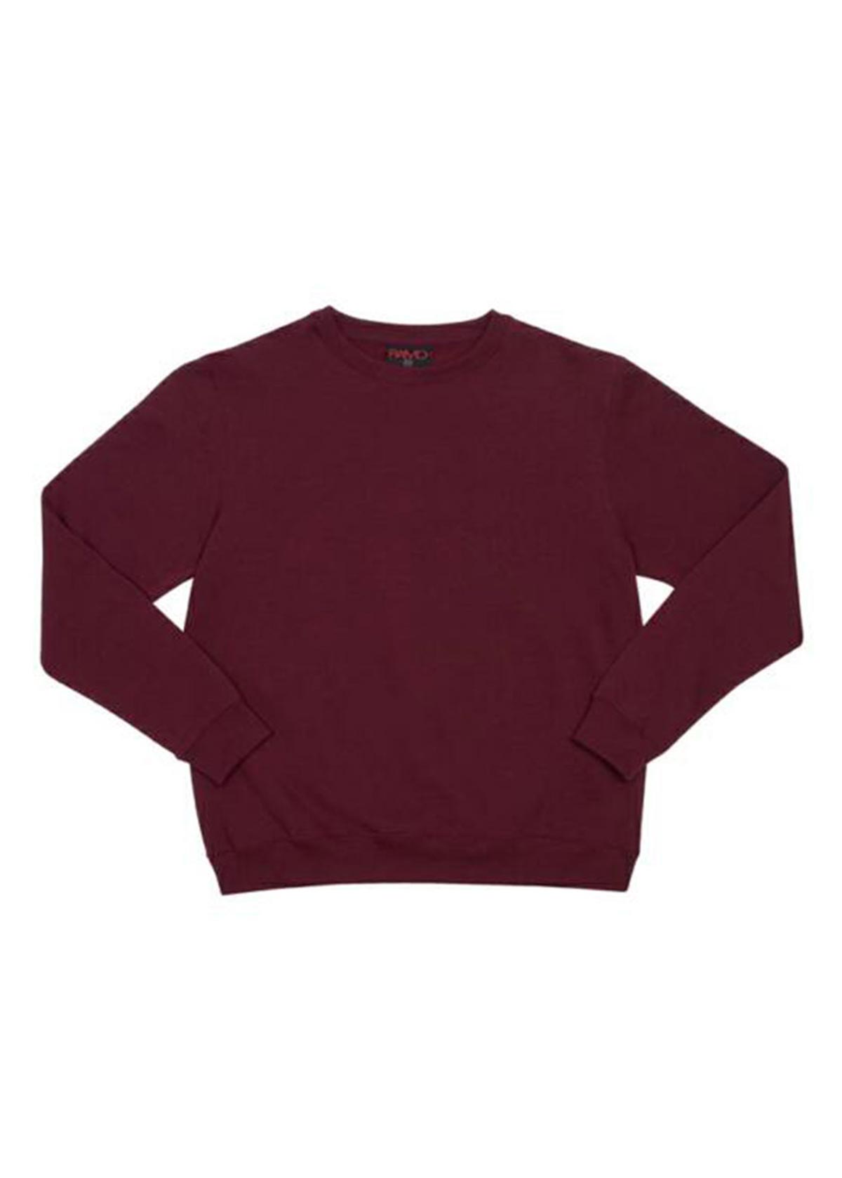Kids Fleece Maroon Sweatshirt