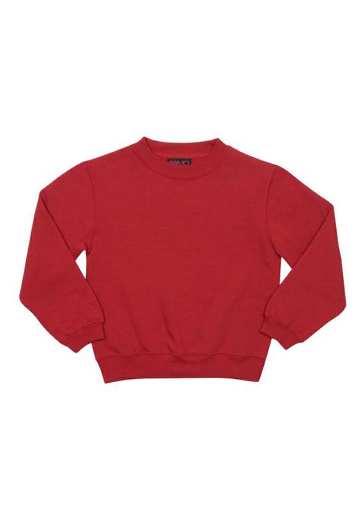 Kids Fleece Red Sweatshirt