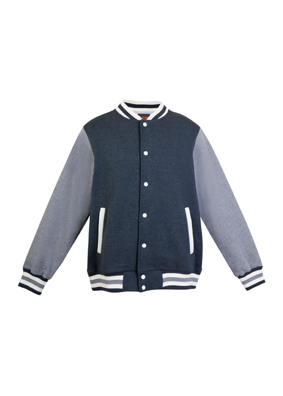 Mens Dark Marl Varsity Jacket