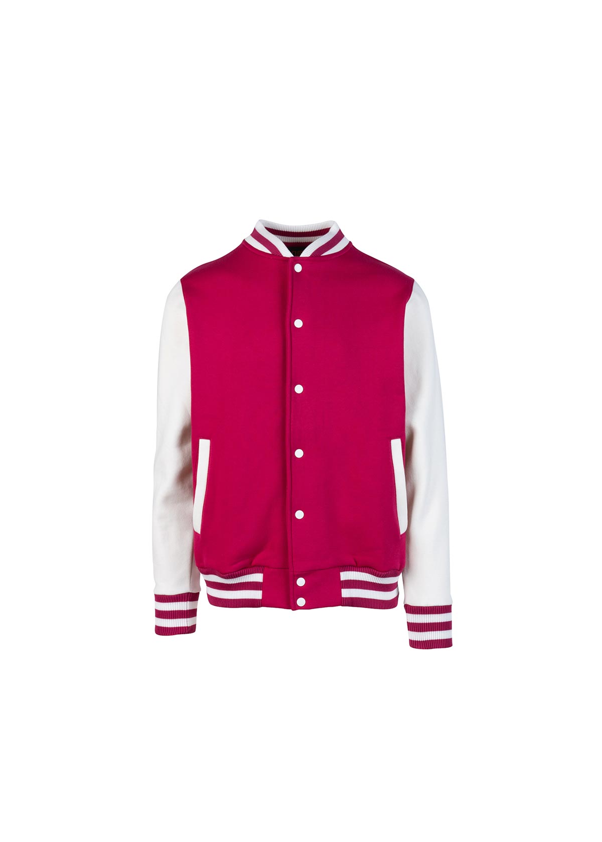 Mens Hot Pink Varsity Jacket