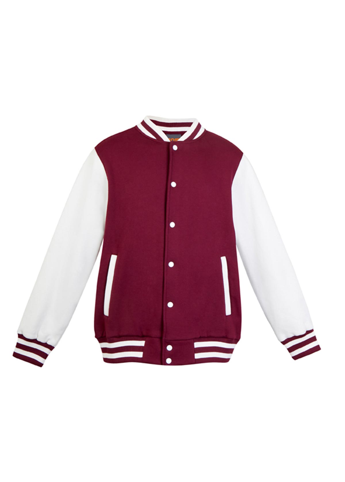 Mens Maroon Varsity Jacket