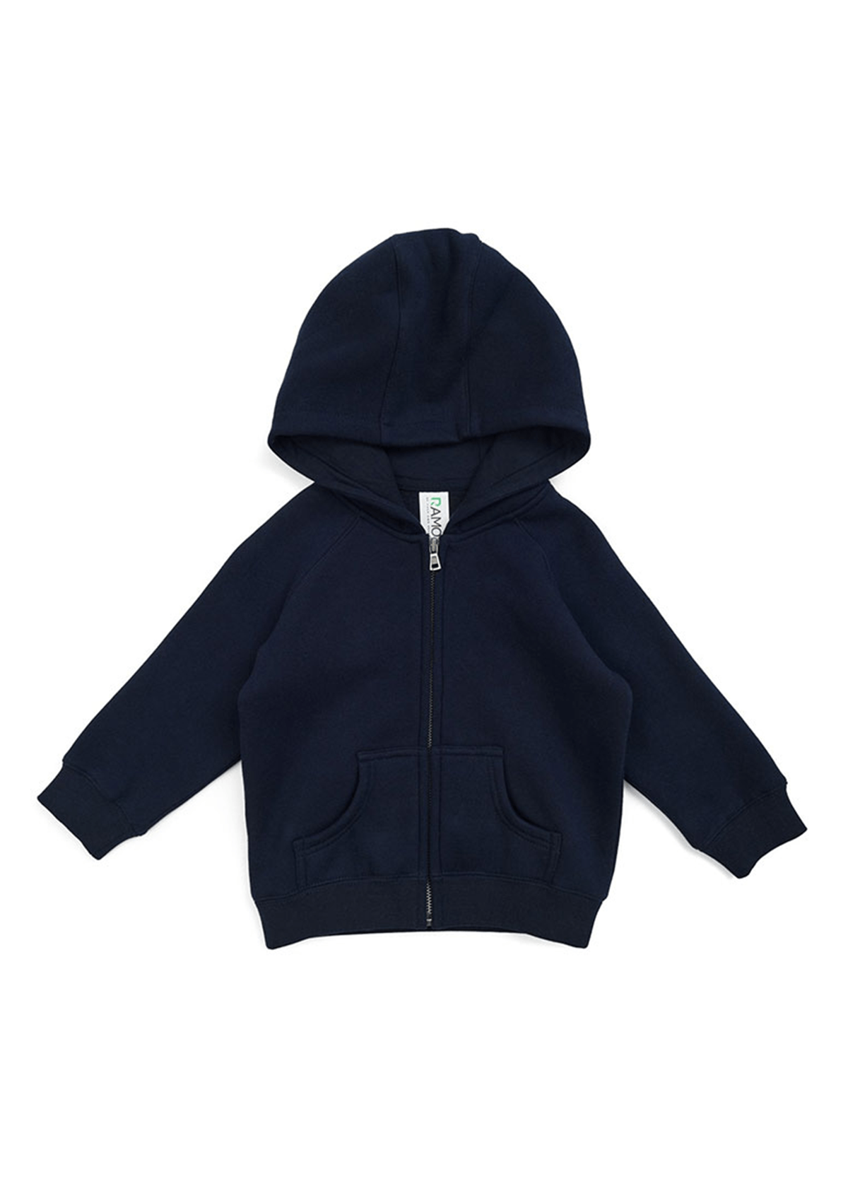 Kids Cotton Care Navy Zipper Hoodie