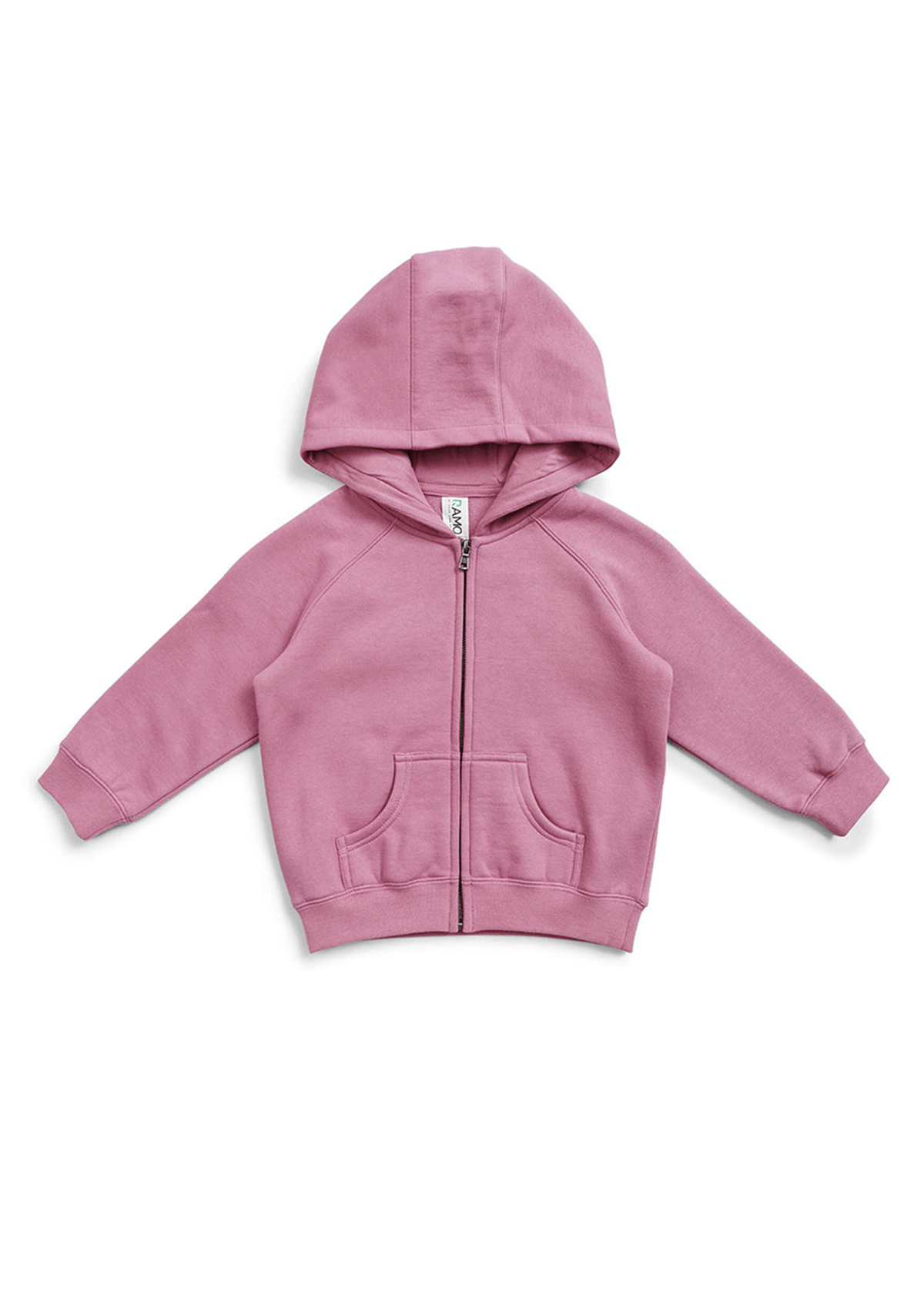 Kids Cotton Care Pink Zipper Hoodie